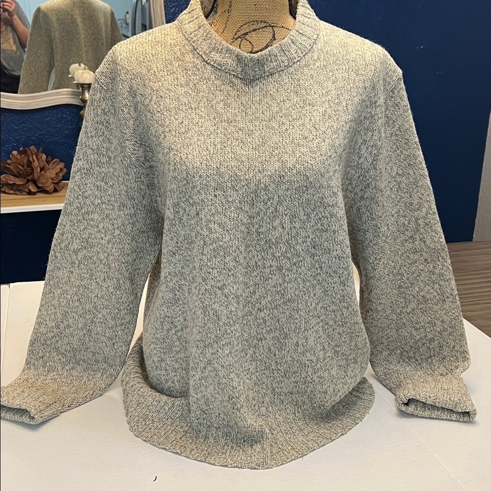 LORD JEFF VINTAGE WOOL CREWNECK PULLOVER SWEATER MADE IN USA